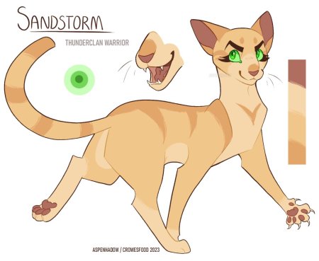 Песчаная буря коты воители арты