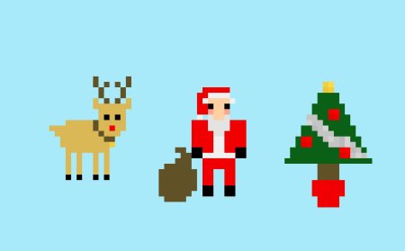 Пиксельный новый год