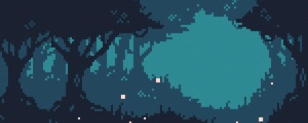 Пиксельный лес