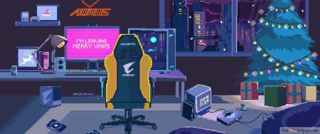 Пиксельный город