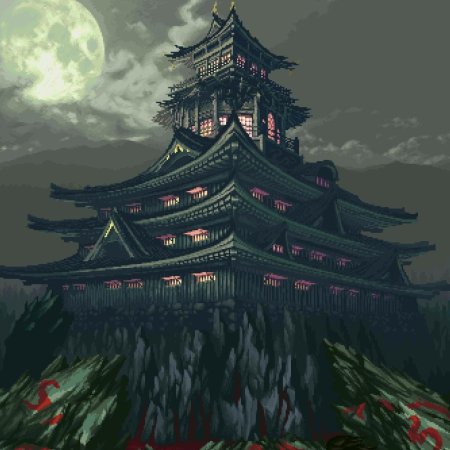 Храм самураев в японии арт