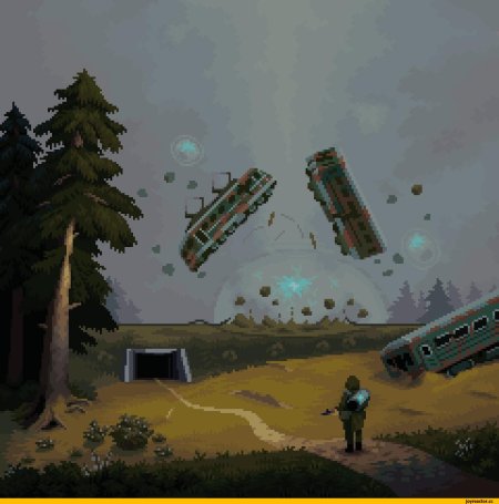 Пиксель арт сталкер