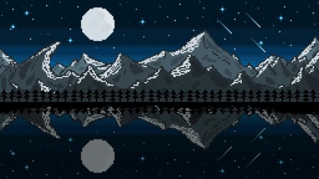 Пиксельные фоны