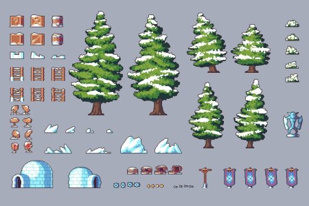 Дерево tileset