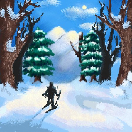 В зимнем лесу