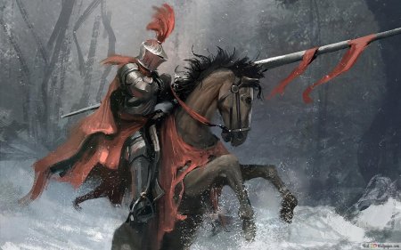 Рыцарь ланселот на коне