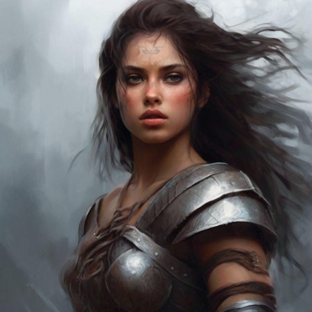 Фэнтези девушка воин