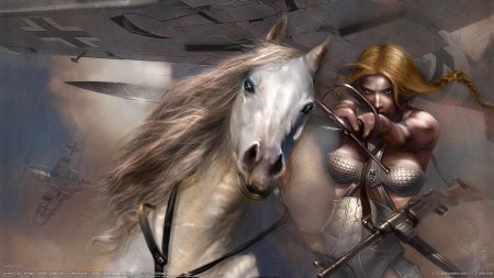 Валькирия на коне