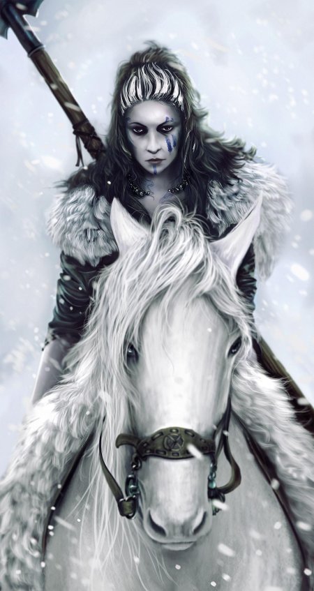 Скандинавская воительница валькирия