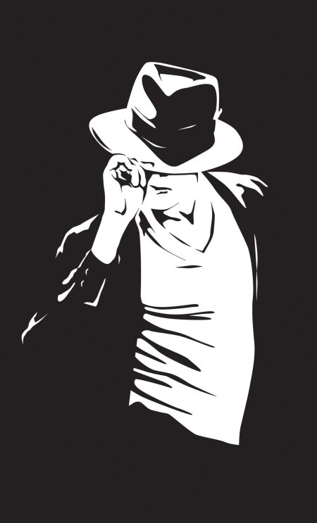 Мужчина майкл джексон в шляпе