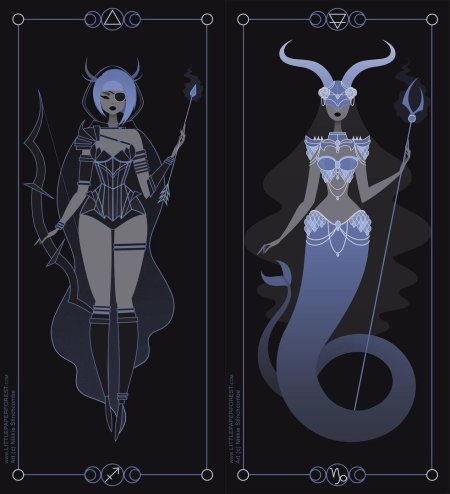 Знаки зодиака littlepaperforest