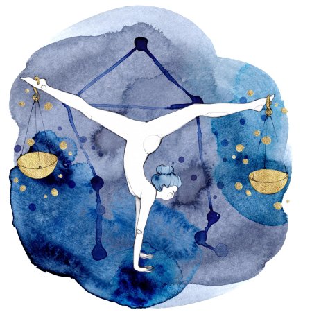 Знаки зодиака акварель