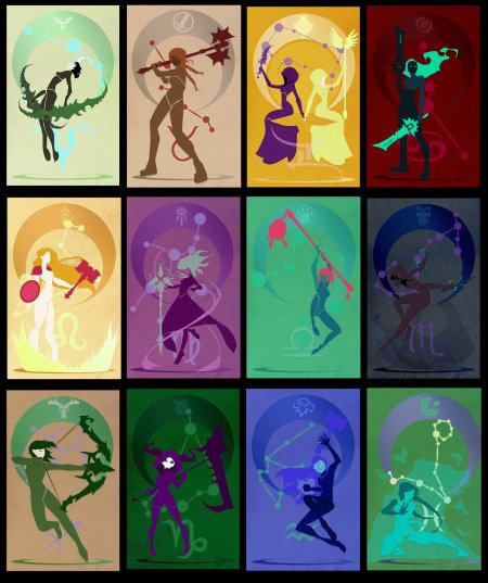 Знаки зодиака арты