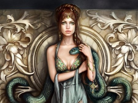 Девушка змея фэнтези