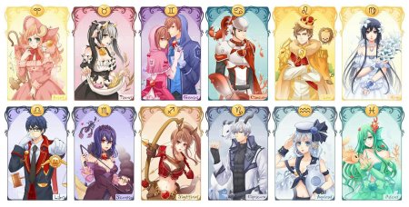 Хуманизация знаков зодиака аниме