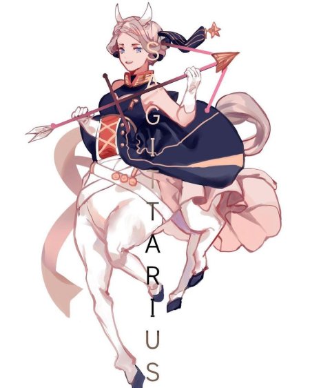 Хуманизация знаков зодиака стрелец