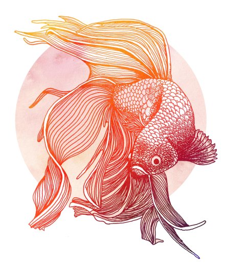 Стилизованные рыбки