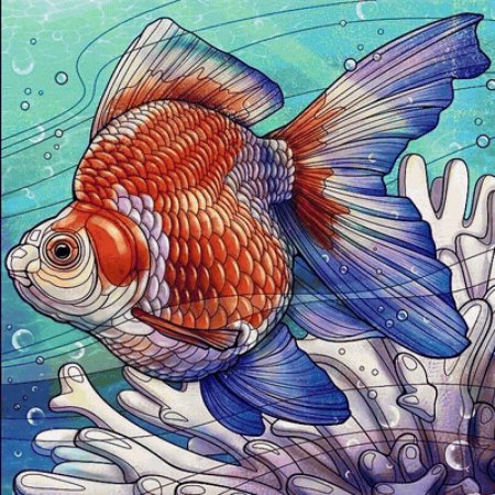 Золотая рыбка рисунки