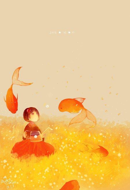 Золотая рыбка аниме