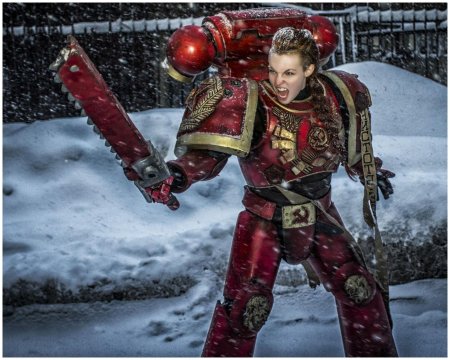 Косплей космодесантника вархаммер 40000