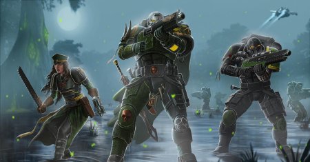 Адептус астартес отряды