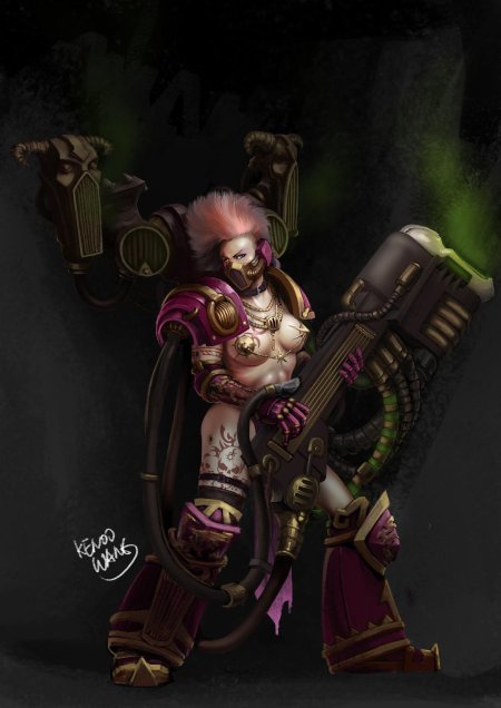 Девушка инквизитор вархаммер