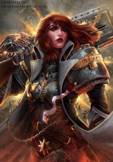 Инквизитор вархаммер девушка