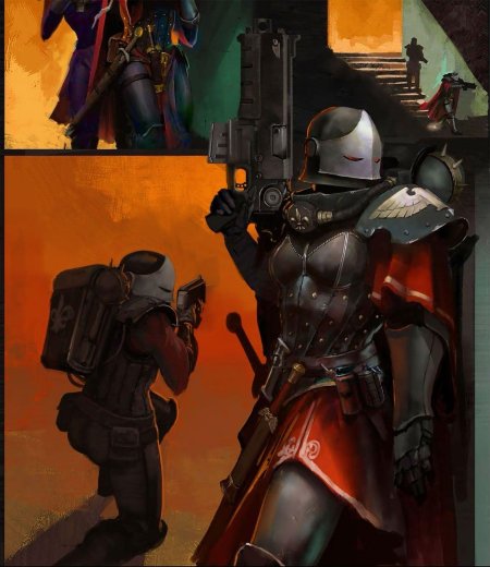 Сестра битвы вархаммер 40000