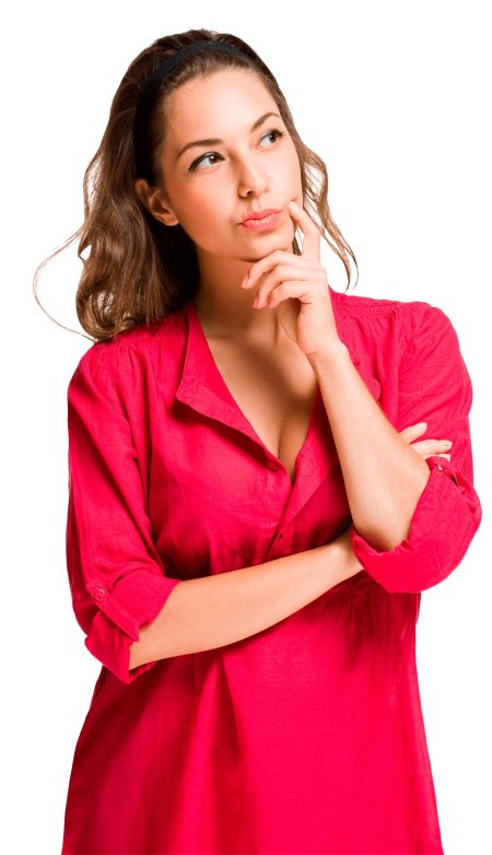 Задумчивая девушка