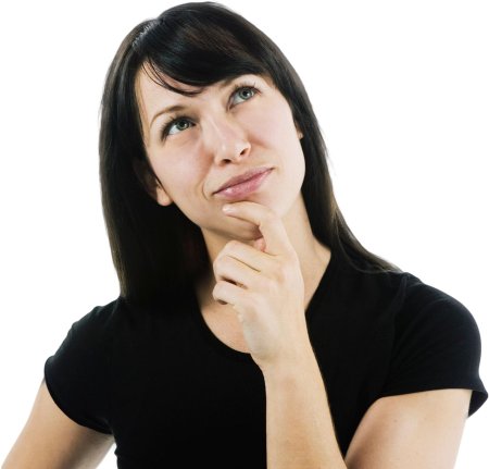 Задумчивая девушка