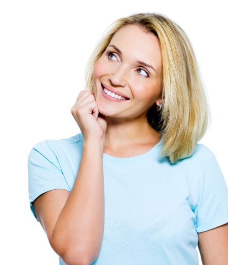 Девушка улыбка