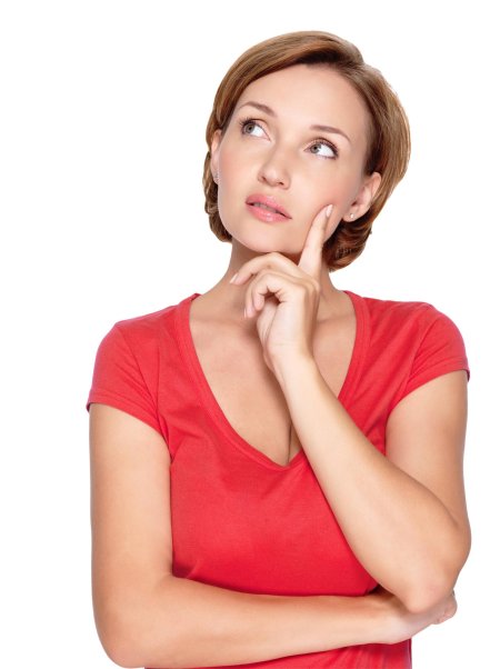 Задумчивая девушка