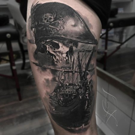 Тату пираты карибского моря