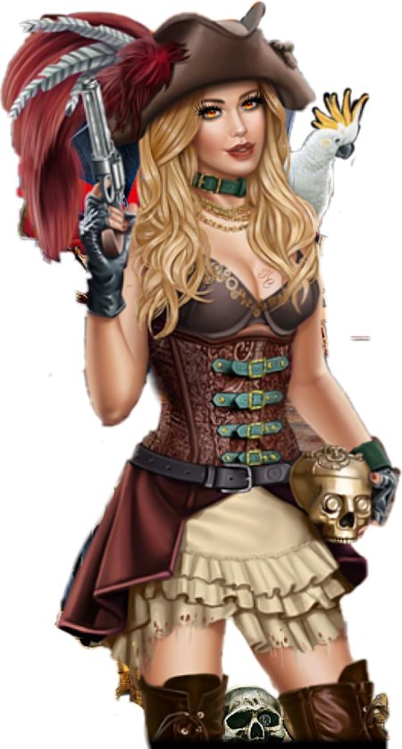 Девушка пират