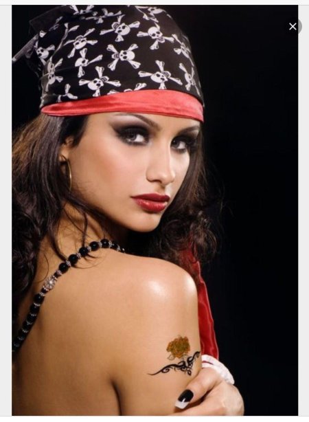 Макияж пиратки