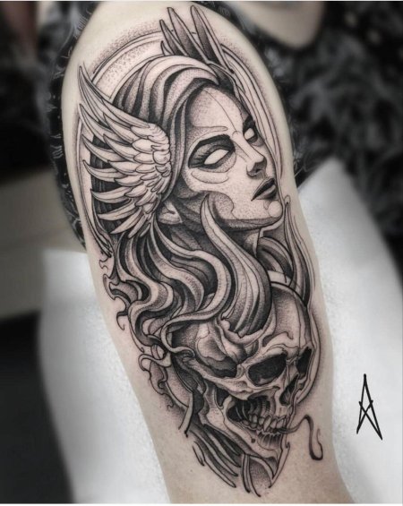 Тату валькирия эскизы