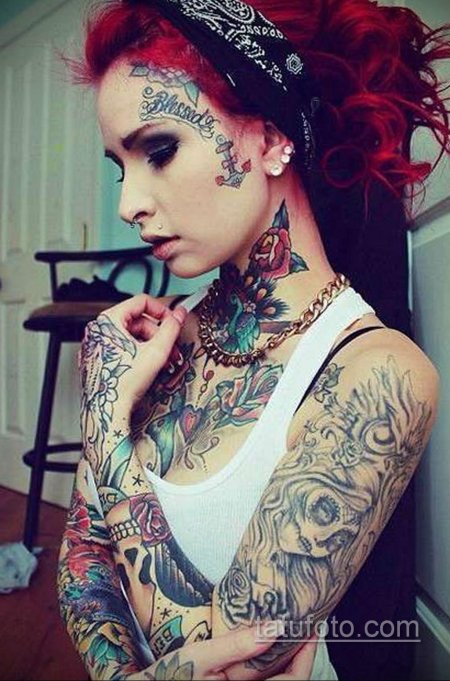 Девушки с татуировками