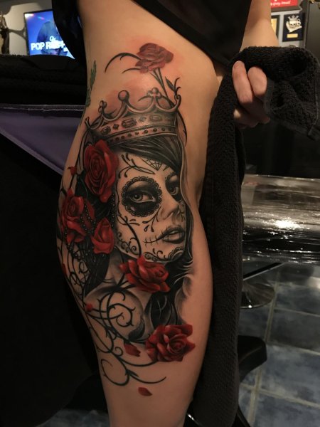 Тату санта муэрте