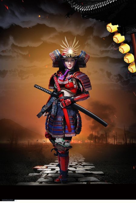 Красивый самурай