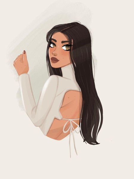 Девушка иллюстрация