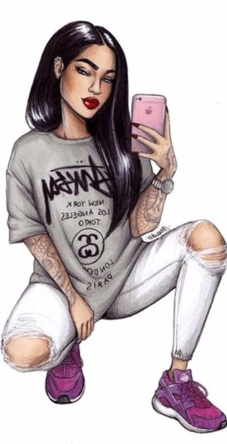 Модные рисунки