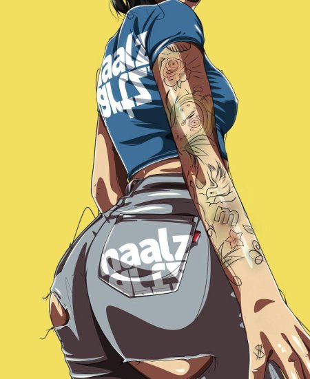 Девушка арт