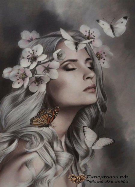 Девушка бабочка
