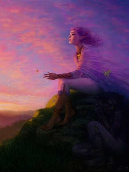 Мечтающая девушка