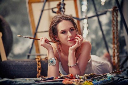 Фотосессия художница