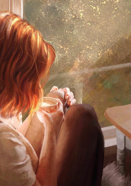 Рыжая девушка с короткими волосами