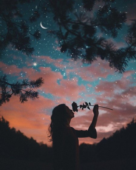 Девушка мечтатель