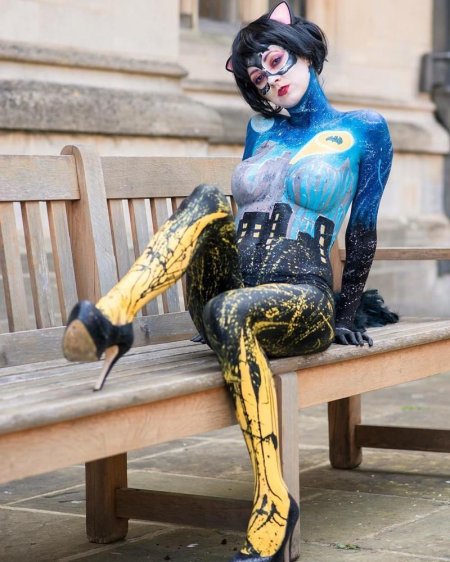 Прикольный бодиарт