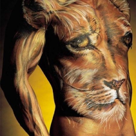 Бодиарт ниже пояса