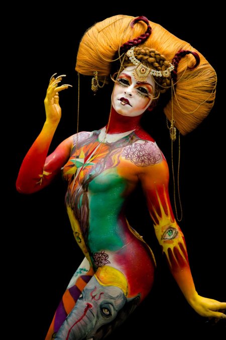 Бодипейнтинг искусство